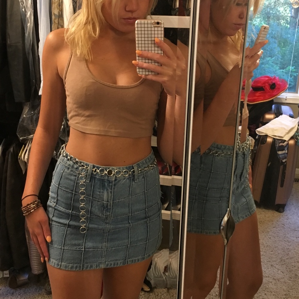 Forever 21 designed jean skirt